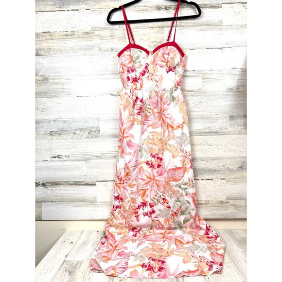 Band of the Free Dresses & Skirts - Band Of The Free Womens S Multi Floral Bustier Sleeveless Maxi Summer Dress
